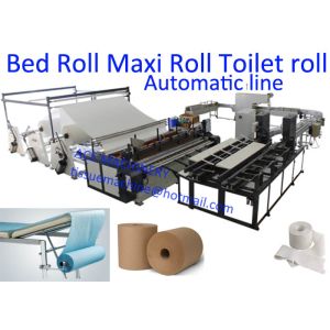 China CE Φ76mm Maxi Toilet Tissue Paper Roll Making Machine on sale