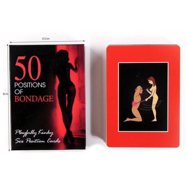 Custom CMYK Printing Matt Finished 50 Sexual Positions Cards