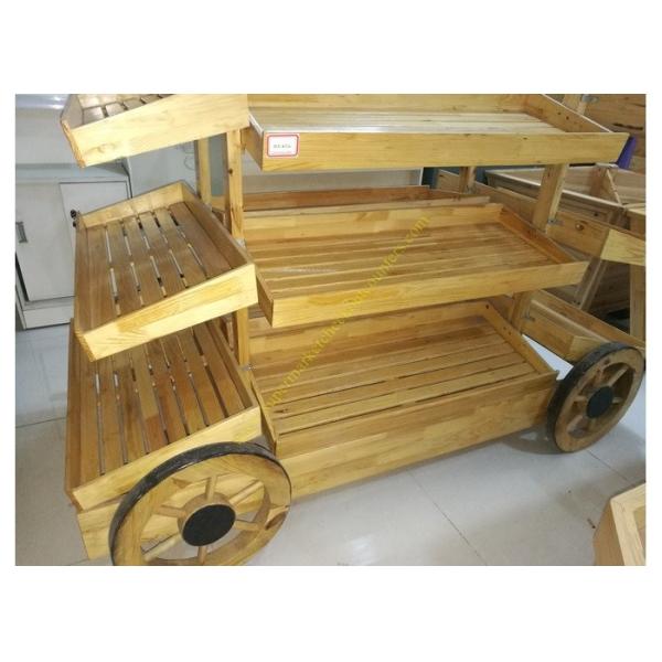 3 Layers Wood Storage Shelves