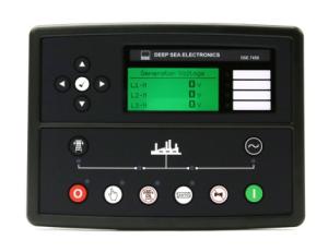 China 7450 control module designed to control DC/Hybrid generators in supplying both a load and/or the charging wholesale