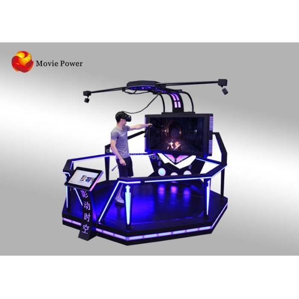 Walker Shooting HTC Vive 9d VR Standing Up Battle Game Simulator With Gun