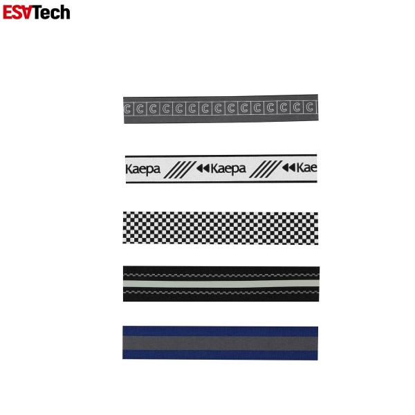 Blue Reflective Webbing Waterproof Glow In The Dark Tape For Clothes