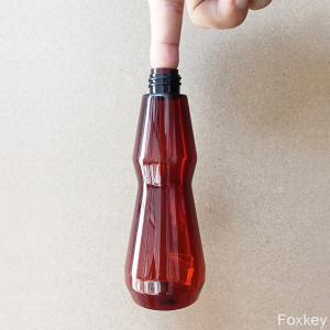 China 3oz 100ml Small Double Cone Shape Bottle Plastic Slim Waist S Shape Thin Waist wholesale