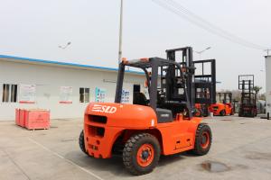 China Mitsubish ISUZU Engine 5T Counterbalance Diesel Forklift Truck wholesale