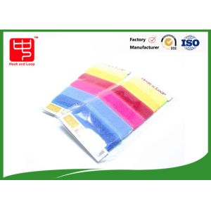 China Cable Tie Custom With Supermarket Package , Reusable Cable Ties Candy Color wholesale