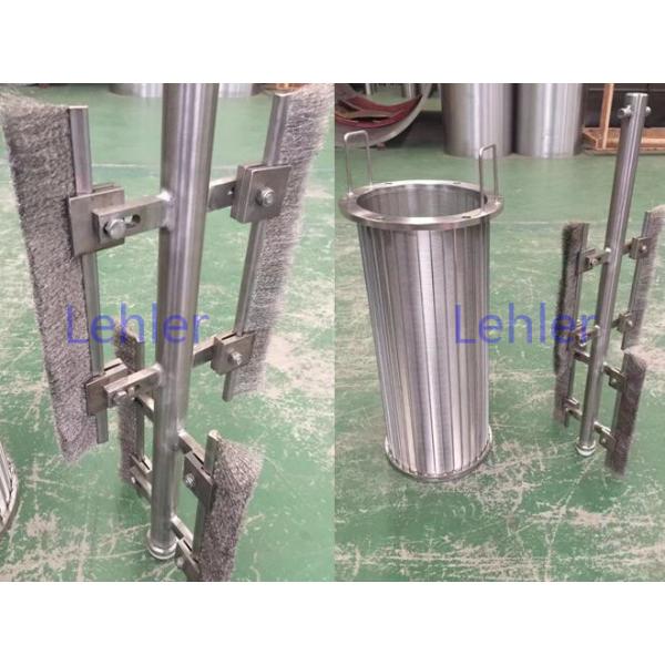 Internal Scraping Automatic Self Cleaning Filters Metal Brush 300 Mesh