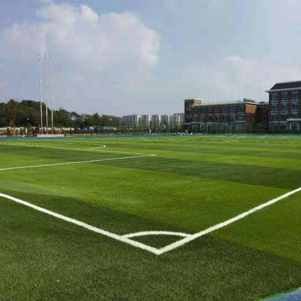 55mm Synthetic Football Artificial Grass PE Material