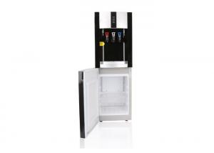 China Classic Design Floor Standing Water Dispenser 3 Tap With 16 Litres Fridge wholesale