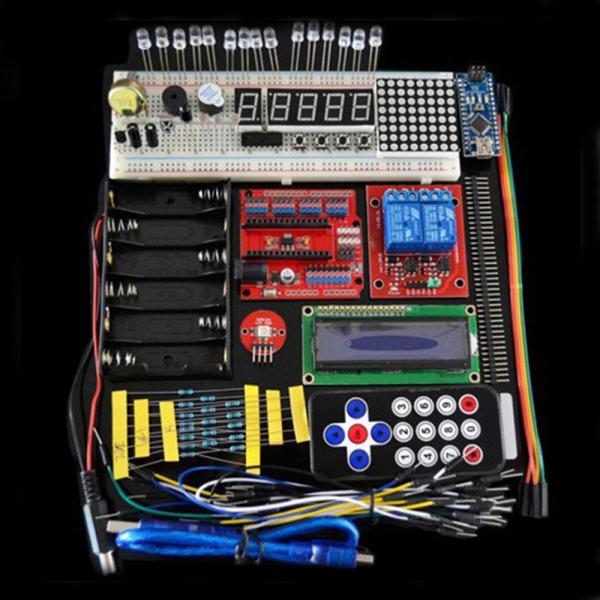 Quality Electronic Starter kit for Arduino with UNO R3 Breadboard Relay L293D Motor Driver Module Shield for sale