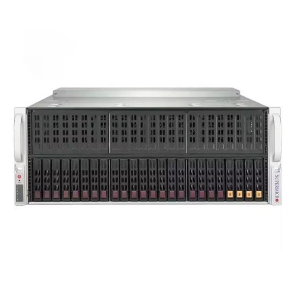Tel Xeon E5 Portable 4U GPU AI Server Case with Dual CPU Motherboard and 8 GPU Slots Heavy-Duty Construction