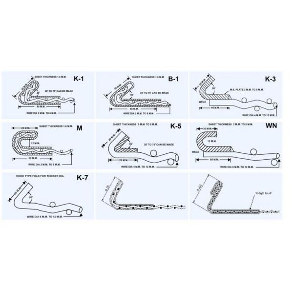 High Tensile 65mn Woven Steel Mesh Panels , Vibrating Screen Mesh For Crusher