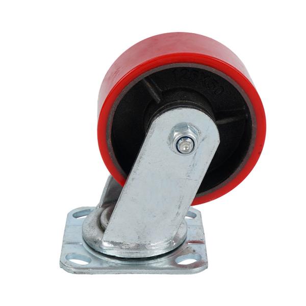 4 5 6 8inch Large Load Heavy Duty Industry Iron Swivel Casters Wheels with Brake