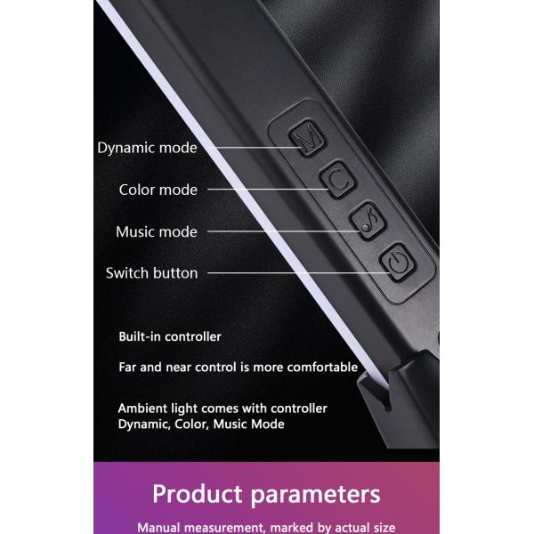 Rgb Computer Desktop Background Light Led Bluetooth Music Sensor Light