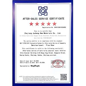 HANGZHOU BEISHUN BRISKSPRING ENVIRONMENTAL TECHNOLOGY CO., LTD. Certifications