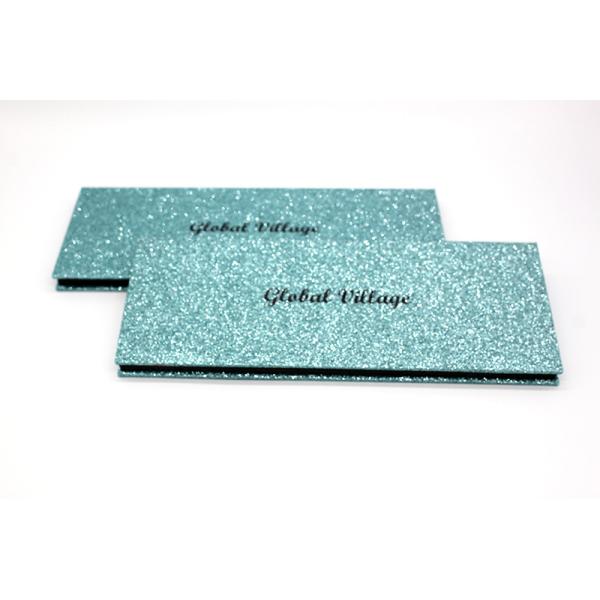 14 Pans Eye Shadow Case 27mm Glitter Paper Eyeshadow Palette With Mirror