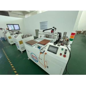 Epoxy Resin PU Glue Sticker Doming Machine AB Glue Potting Machine