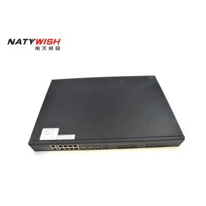 Black Color 10G GPON OLT , GPON OLT Device With 20km Transmission Distance