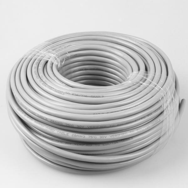 Shielded Twisted Pair Network Cat 7 Cable 100meters 305m Gray Color