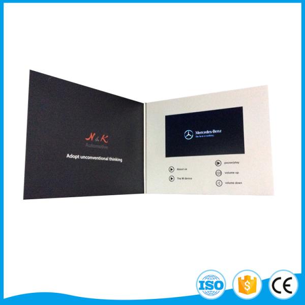 4.3 Inch Tft Lcd Screen Video Mailer Card / Video In Print Brochure For Office Or Hotel