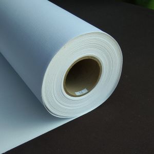 Buy cheap BY-S6 Glossy waterproof inkjet stretched printing canvas roll 80% polyester 20 from wholesalers