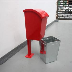 China Cute Mild Steel Dog Waste Bin Can With Surface Mounted Wall Mounted Type wholesale
