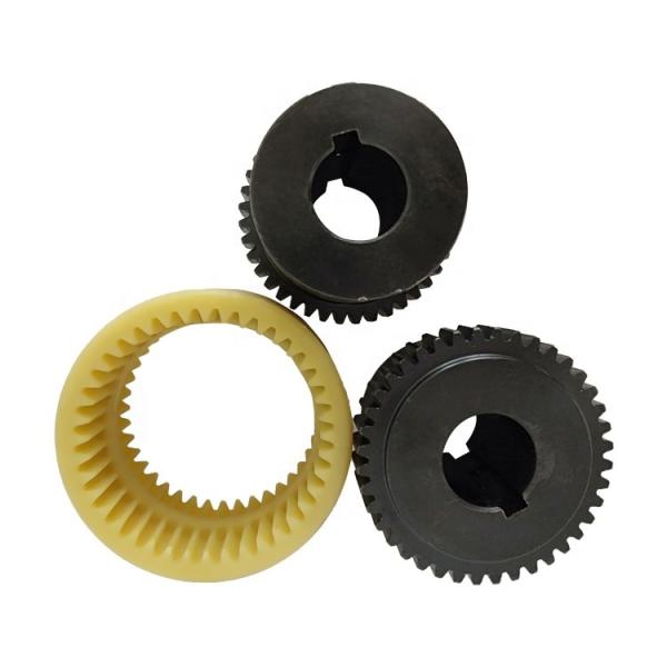 Nylon Gear Flexible Coupling Parts Inner Ring White Color Customized Nylon sleeve inner gear ring