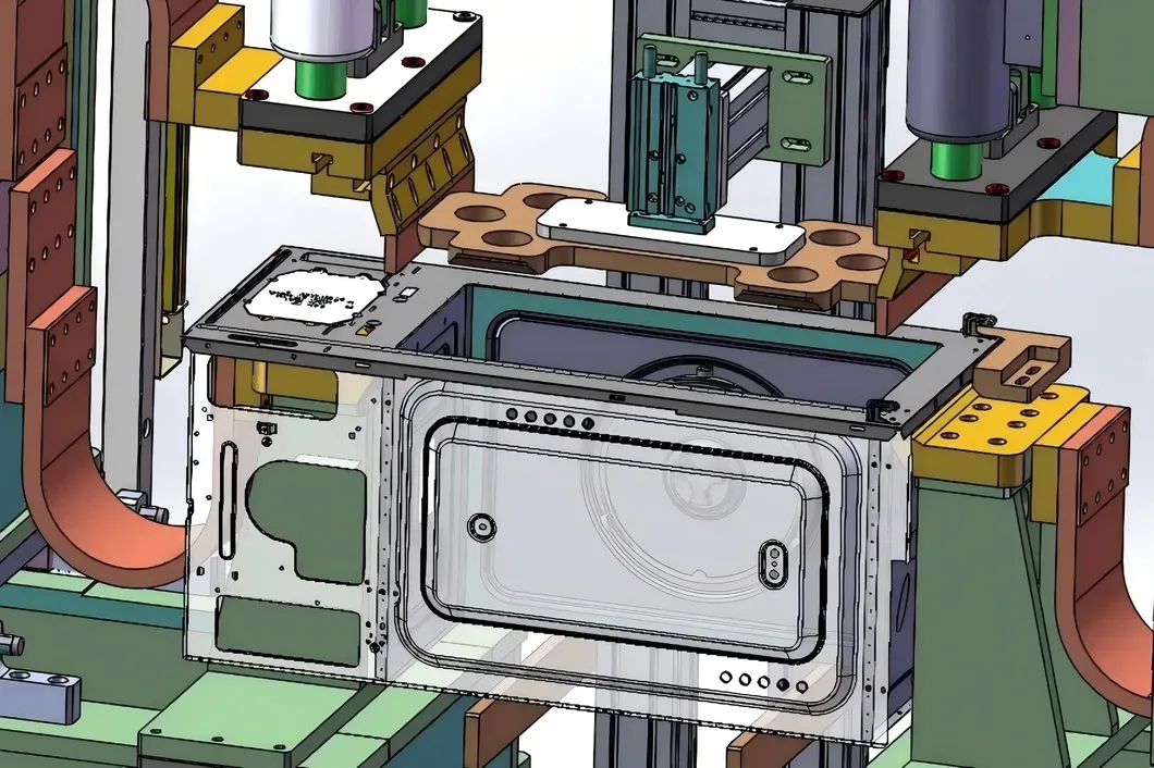 Manual loading and unloading automatic multi-head gantry wire mesh welding machine