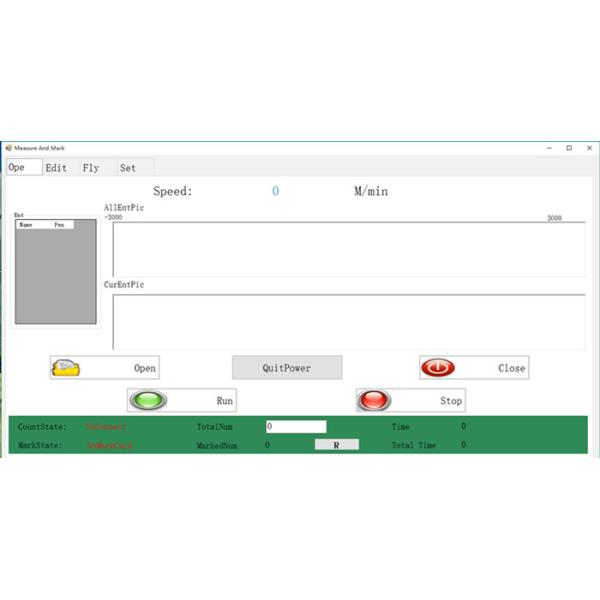 USB Distance Measure Laser Wire Marking Software JCZ Fly Marking Laser Marking System