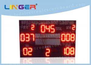 China Different Color LED Cricket Scoreboard For Outside Hanging / Mounting Installation wholesale