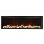 China 1000mm Built-In Electric Fireplace 6 Color Flame Option Two Adjust Levles Heating wholesale