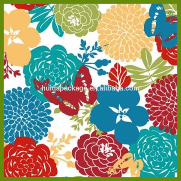 Popular flowering prints tablecloth made of 100% polyester slub fabrics or customized fabrics