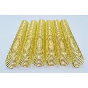 China Shiny Gold 40mm Pitch 4:1 Mm Spiral Coil Pair Combination, Suitable For Notebook wholesale