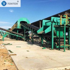 Buy cheap Municipal Solid Waste Recycling Plant Domestic Garbage Sorting Line from wholesalers