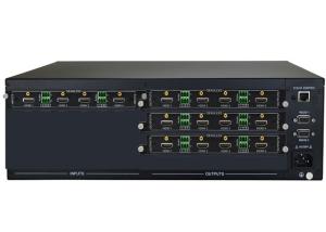China Modular 4x12 Video Matrix Switcher With IR Ethernet RS232 Control wholesale