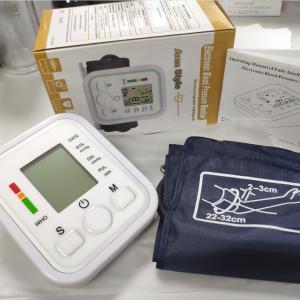 China Health Equipment Digital Arm Wrist Blood Pressure Monitor LCD Display  99 Date Memory Economic BPM First Aid Equipment wholesale