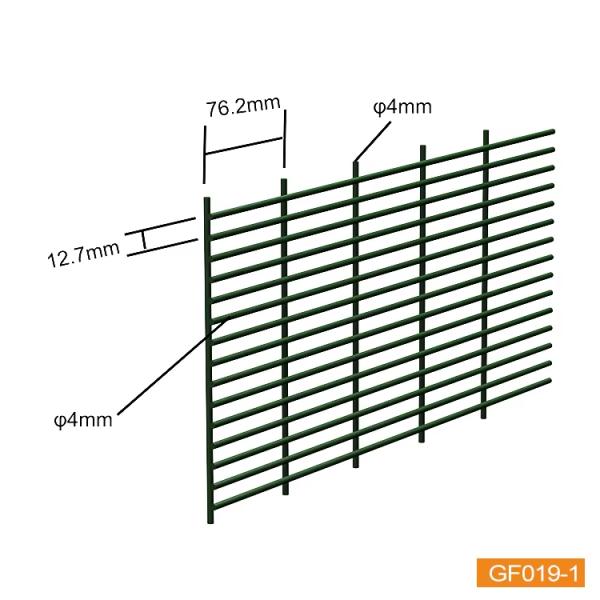 Direct Factory Fast Supply Railway Station High Security Powder Coated Anti-climb Anti-theft 358 Mesh Fence