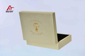China Jewelry Customized Paper Box Book Type Box Gold Color Hot Stamped Surface wholesale