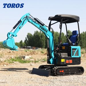 Buy cheap 19KW Toros Mini Excavator Hydraulic 1.5 Ton Mini Digger Home Use from wholesalers