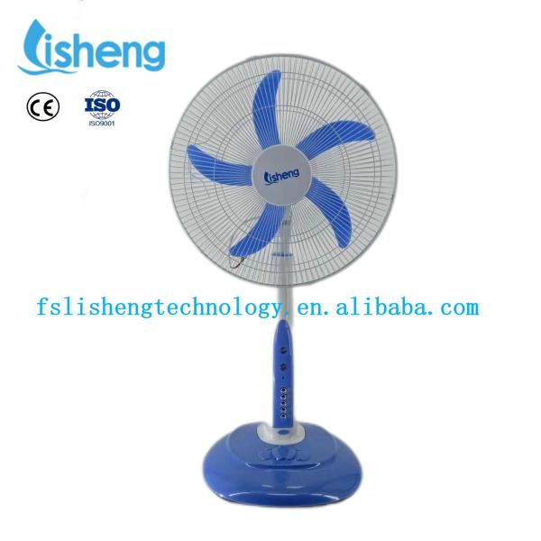 Plastic AC / DC 18 Inch Stand Fan low noise With Led Lights