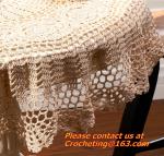 round crochet tablecloth white round tablecloths, multi-purpose towel towel