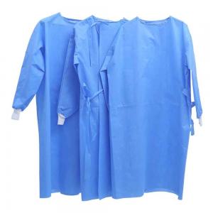 China Hospital Disposable Operating Gowns Non Woven SMS Sterile Fluid Resistant Surgical Gown wholesale