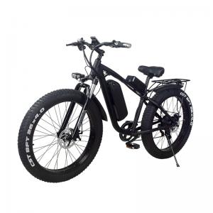 China Deluxe  Range 60-80km Big Tire Electric Bicycle 26 Inch Electric Mountain Bike on sale