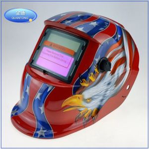 China Welder Mask Auto Darkening Welding Protection Helmet With Eagle Decals wholesale