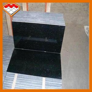 China Black 200mm Granite Tiles Slabs For Kitchen Counter Tops on sale