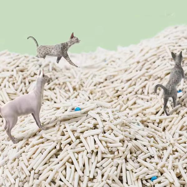 Flushable Bentonite Tofu Mixed Cat Litter Dust Free Clumping Biodegradable Cat Litter