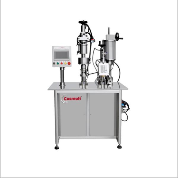 Quality Semi-automatic Oxygen Gas Fresh Air spray paint aerosol cans filling machine for sale