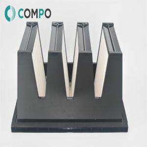 Buy cheap Industrial HEPA V Bank Air Filter For W Type Air Conditioner Odor Removing from wholesalers