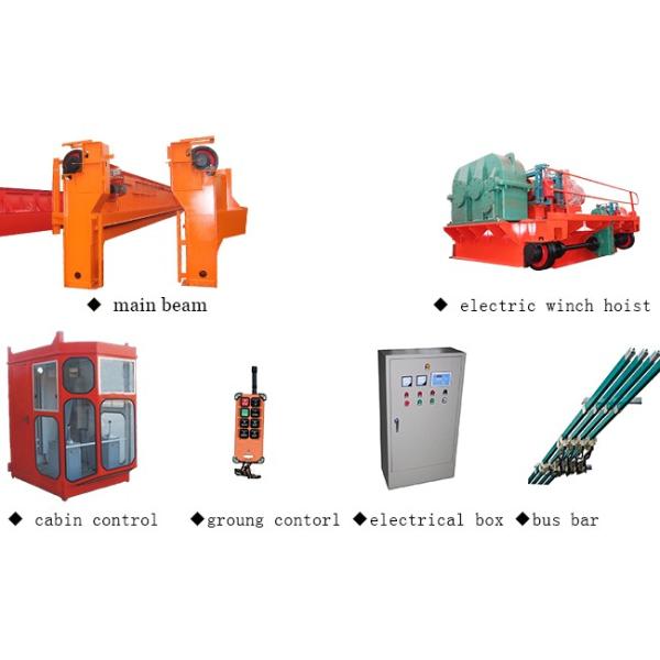 Warehouse Double Girder Overhead Bridge Crane 20t Lifting