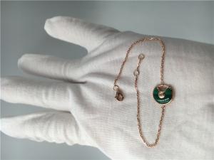 China  Amulette Necklace ,  Gold Necklace Chain With Diamond /  Gemstone wholesale