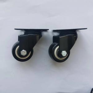 China Factory Wholesale Polyurethane 1.5 Inch 2 Inch 2.5 Inch 3 Inch Trolley Industrial Caster Wheels For Brake wholesale